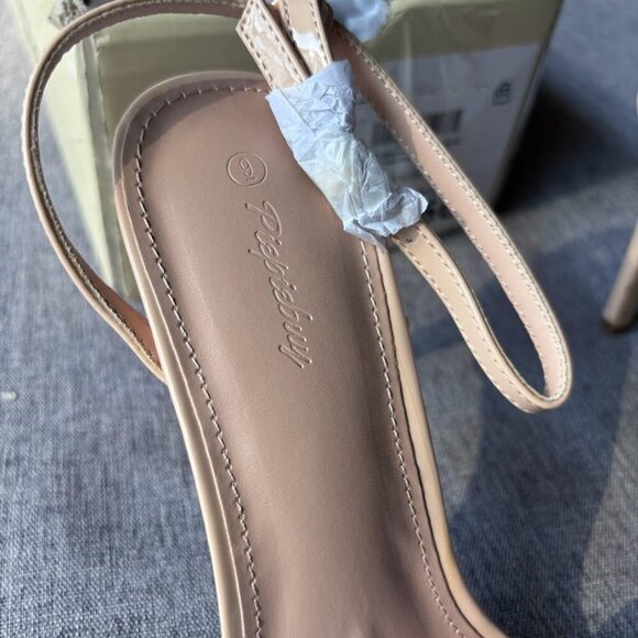 Bowknot Heeled Sandals Ankle Strap Buckle Open Toe High Stiletto Heel - Picture 6 of 8